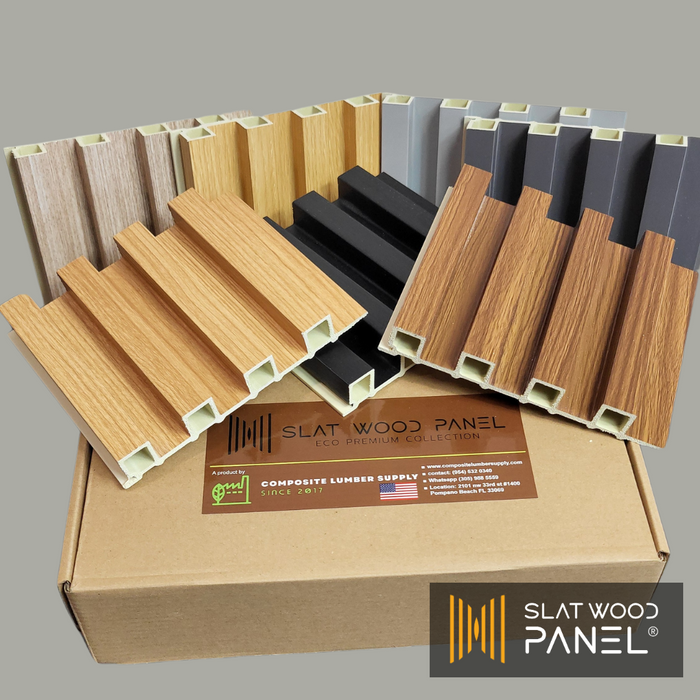 Sample Box - Slat Wood Panel ECO PREMIUM COLLECTION - Refundable (1st Purchase only)