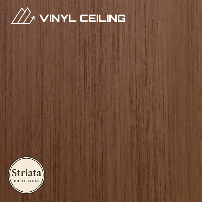 Cinnamon Coffee - Striata COLLECTION - Vinyl Ceiling - (70 sqft)