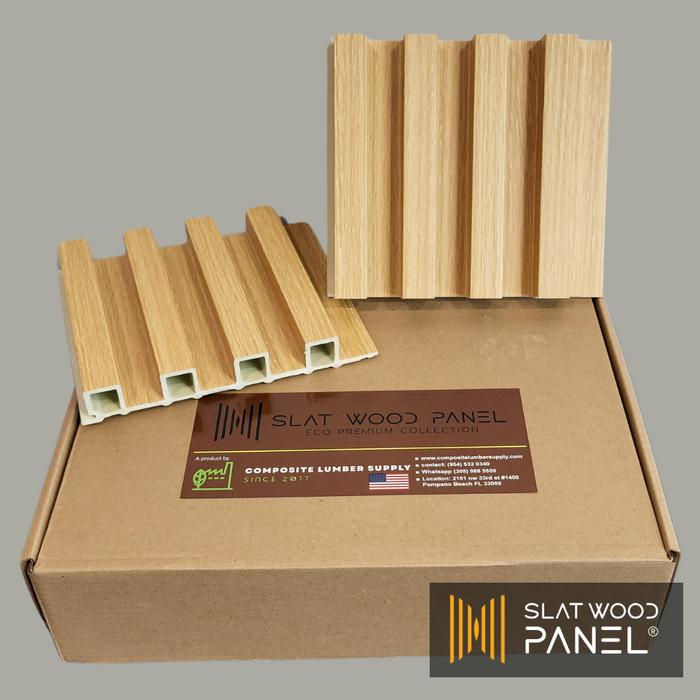 Sample Box - Slat Wood Panel ECO PREMIUM COLLECTION - Refundable (1st Purchase only)