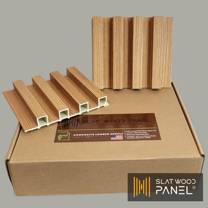 Sample Box - Slat Wood Panel ECO PREMIUM COLLECTION - Refundable (1st Purchase only)