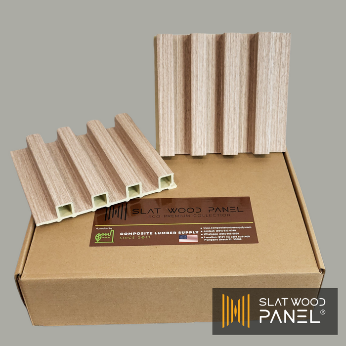 Sample Box - Slat Wood Panel ECO PREMIUM COLLECTION - Refundable (1st Purchase only)