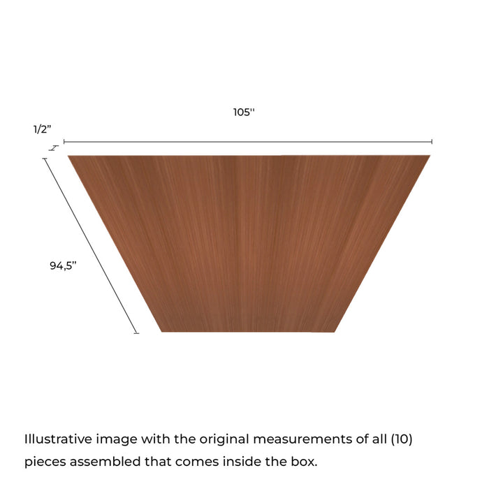 Honey Maple - Striata COLLECTION - Vinyl Ceiling - (70 sqft)
