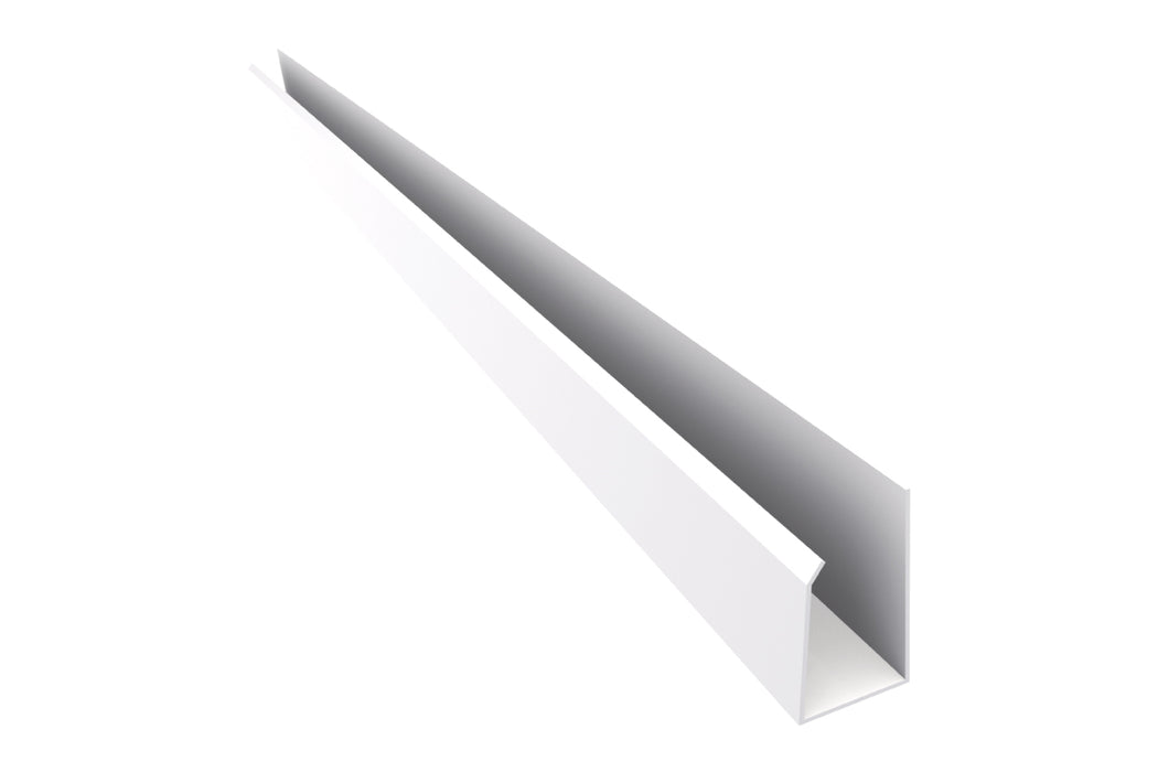 Trim Edge J-SHAPE Vinyl Ceiling (8ft L)  (Pack of 4 units)