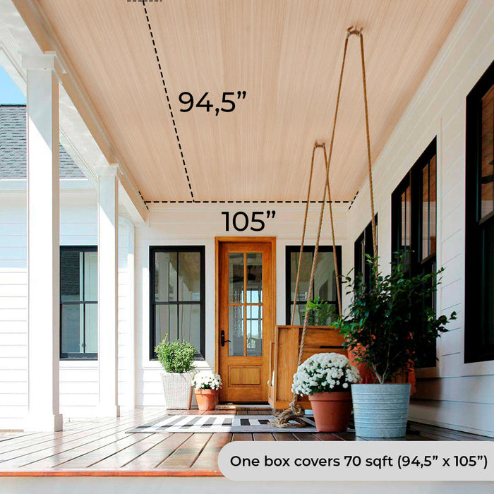 Canadian Pine - CLASSIC COLLECTION - Vinyl Ceiling - (70 sqft)