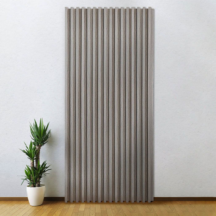 Light Gray Slat Wood Panel - (25 sqft)