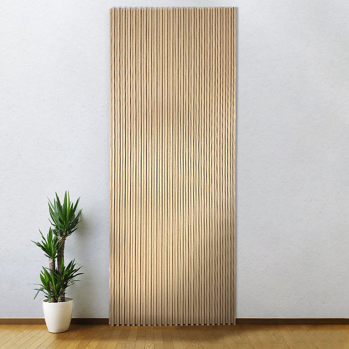 White Oak Slat Wood Panel - (25 sqft)