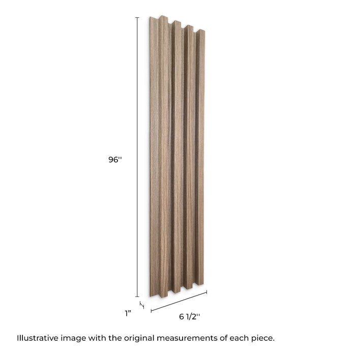 Alpine Oak Slat Wood Panel - (25 sqft)