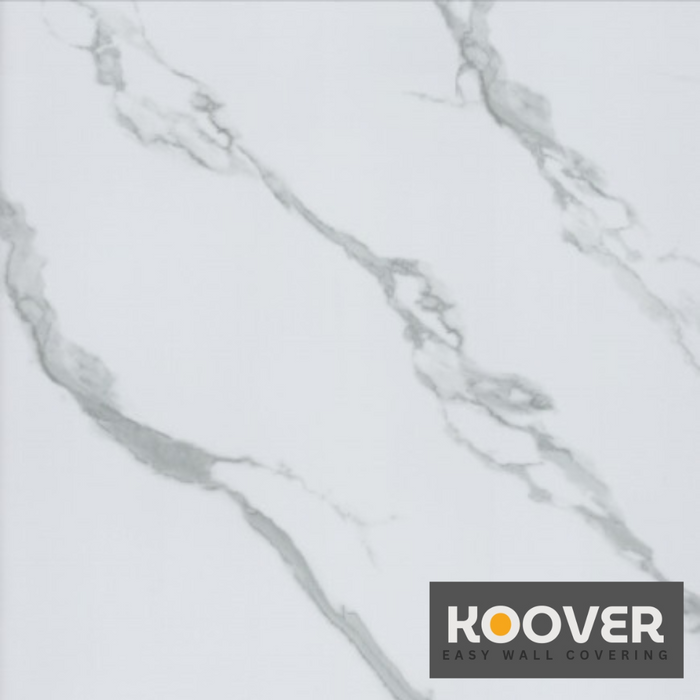 Koover - White Calcatta - Marble Series - (1 plank - 38 sqft)