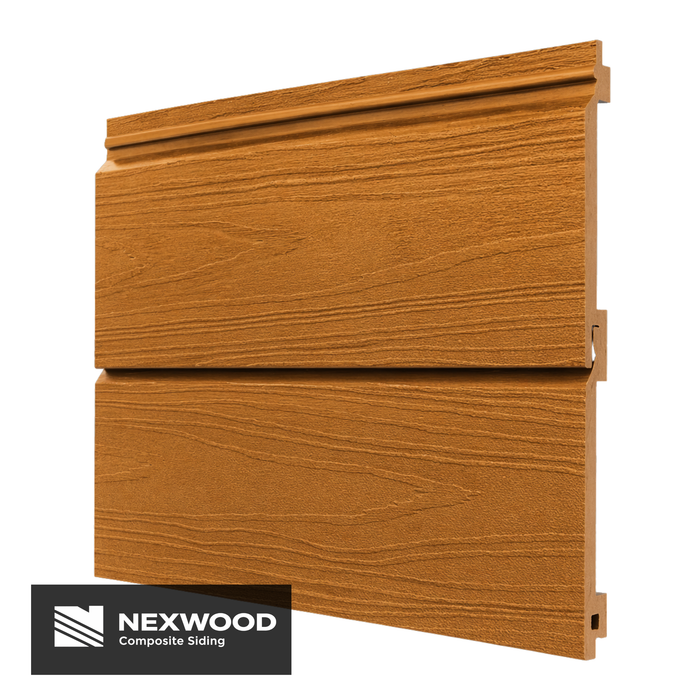 Sunset Teak - NEXWOOD Composite Siding -  12 Sqft - 141" x 6"