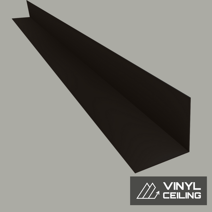 Trim Edge L-SHAPE Vinyl Ceiling (8ft L)  (Pack of 4 units)