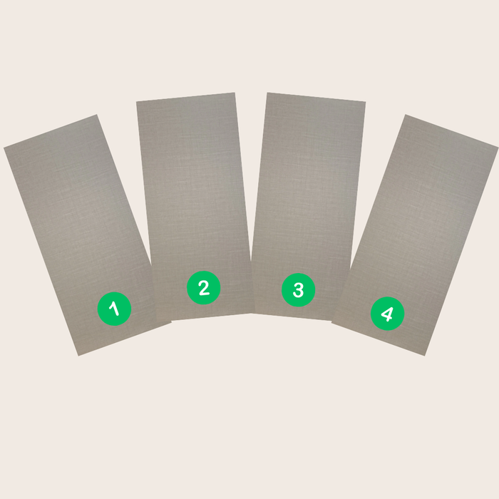 Modular Panel System (4 pieces) - Gray Linen - Linen Collection - Shipping