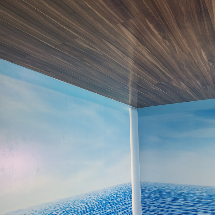 Brazilian Ipe Glossy Vinyl Ceiling - (70 sqft)