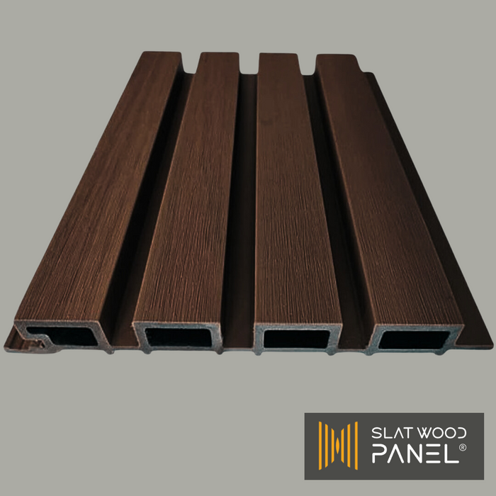 Brown - Outdoor Collection - Slat Wood Panel