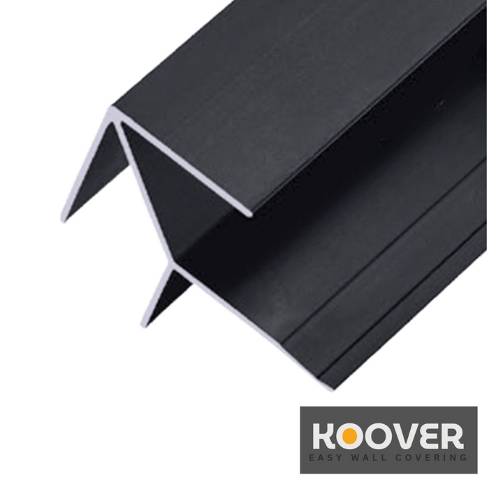 Aluminium 90 Degrees corner Profile Koover - (9.5 ft L)