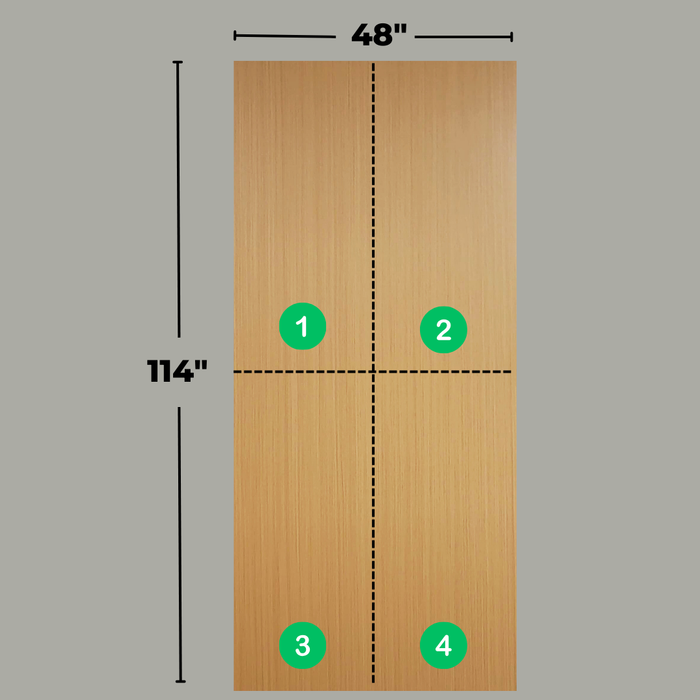 Modular Panel System (4 pieces) - Citrus Tree - Wood Collection - Shipping