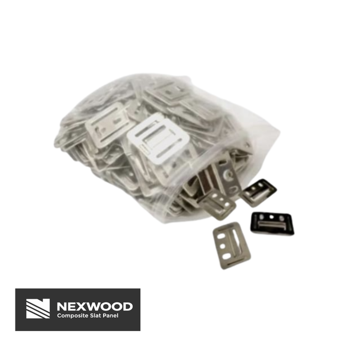 SLAT PANEL COMPOSITE Clips (Pack of 50)