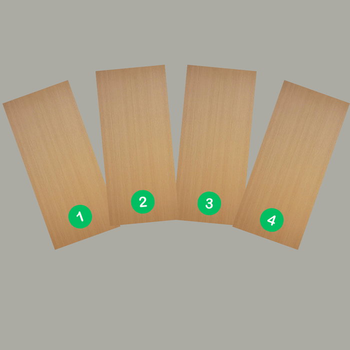 Modular Panel System (4 pieces) - Sweet Walnut - Wood Collection - Shipping