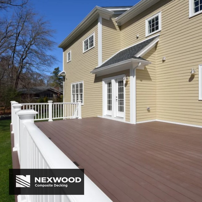 Prime Brown - NEXWOOD Composite Decking -  11 Sqft - (2 pieces 142" x 5.5")