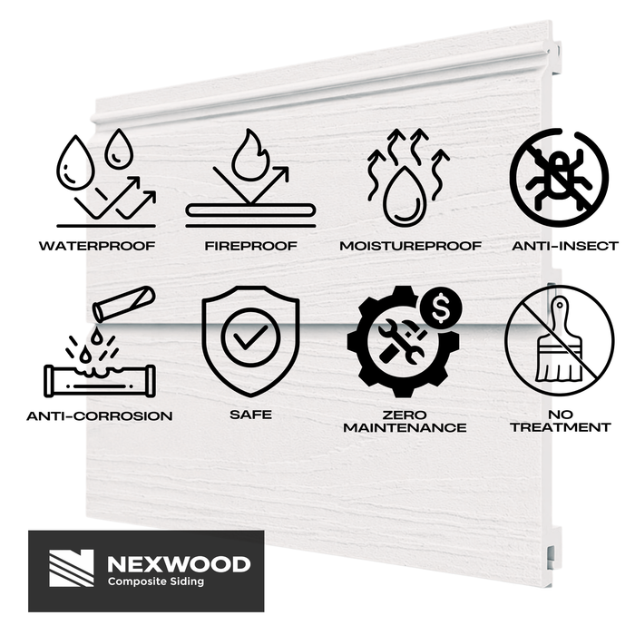 Sample Box NEXWOOD - Composite Siding - Refundable (1st purchase)