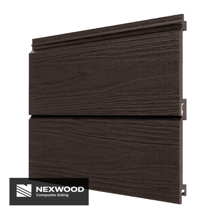 Prime Brown - NEXWOOD Composite Siding -  12 Sqft - 141" x 6"
