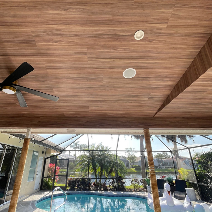 American Chestnut Vinyl Ceiling - (70 sqft) - Arrive January 15th