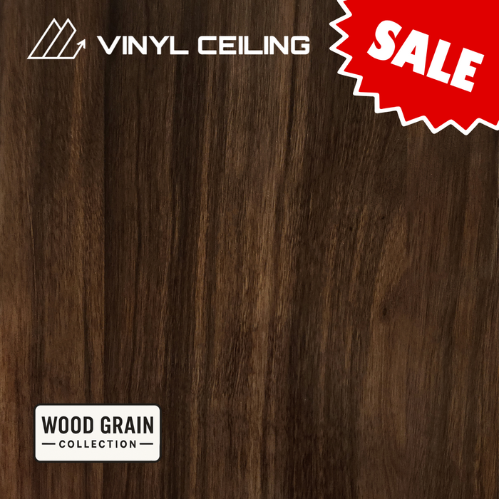 Brazilian Ipe Glossy - WOOD GRAIN COLLECTION - Vinyl Ceiling - (70 sqft)
