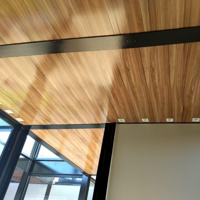 Golden Oak  Glossy Vinyl Ceiling - (70 sqft)