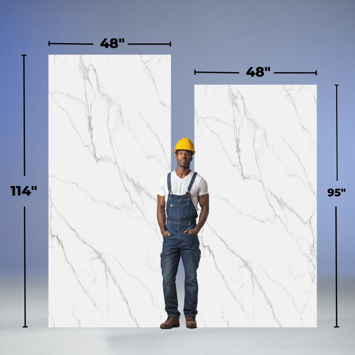 Koover - White Calacatta - Marble Series - (Multiple Options Available)